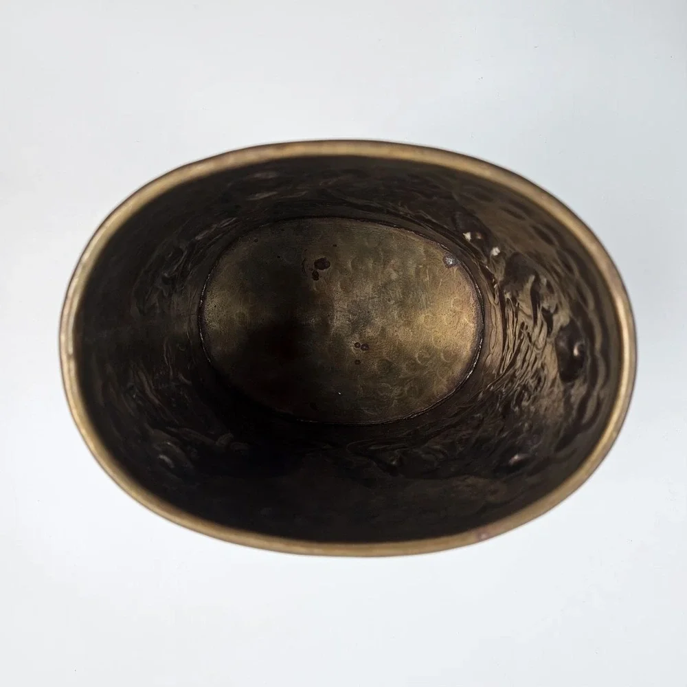 Brass Monkey‎ Canister Footed Tea Caddy Decorative Storage Trinket Box VTG